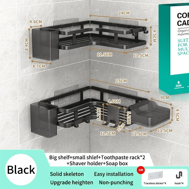 

6 шт. угловые полки FUYAOZHISHANG из нержавеющей стали