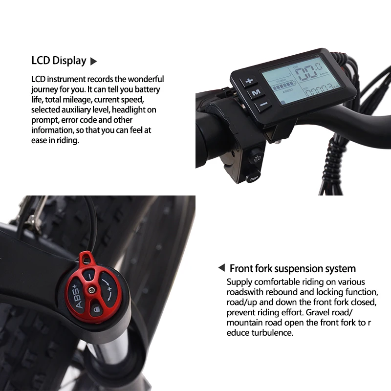 26-дюймовый Электрический велосипед 500 Вт Мужской горный Зимний 48 в 10 Ач 4 0 фэтбайк