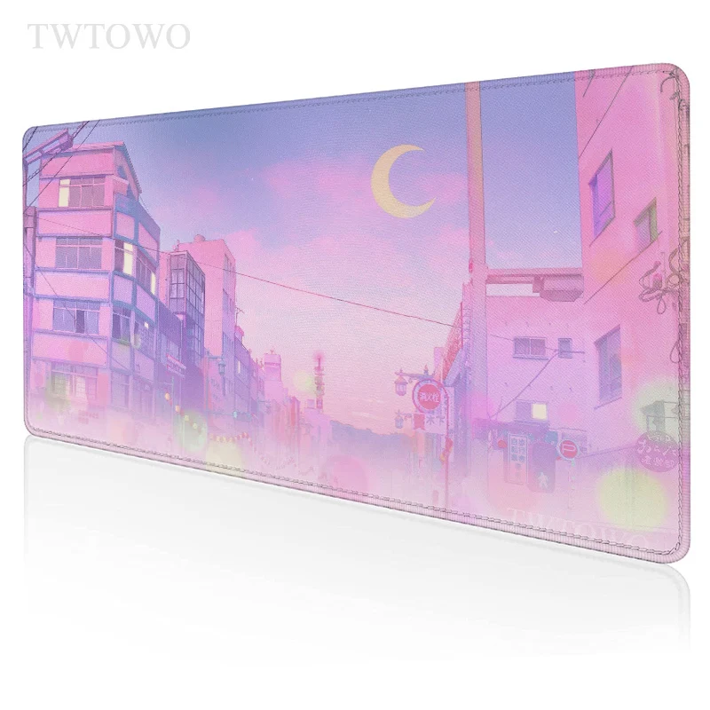 

Pink Anime Kawaii Girl Sakura Mouse Pad Gaming XL Home Custom Computer New Mousepad XXL Desk Mats Anti Slip Computer Mice Pad