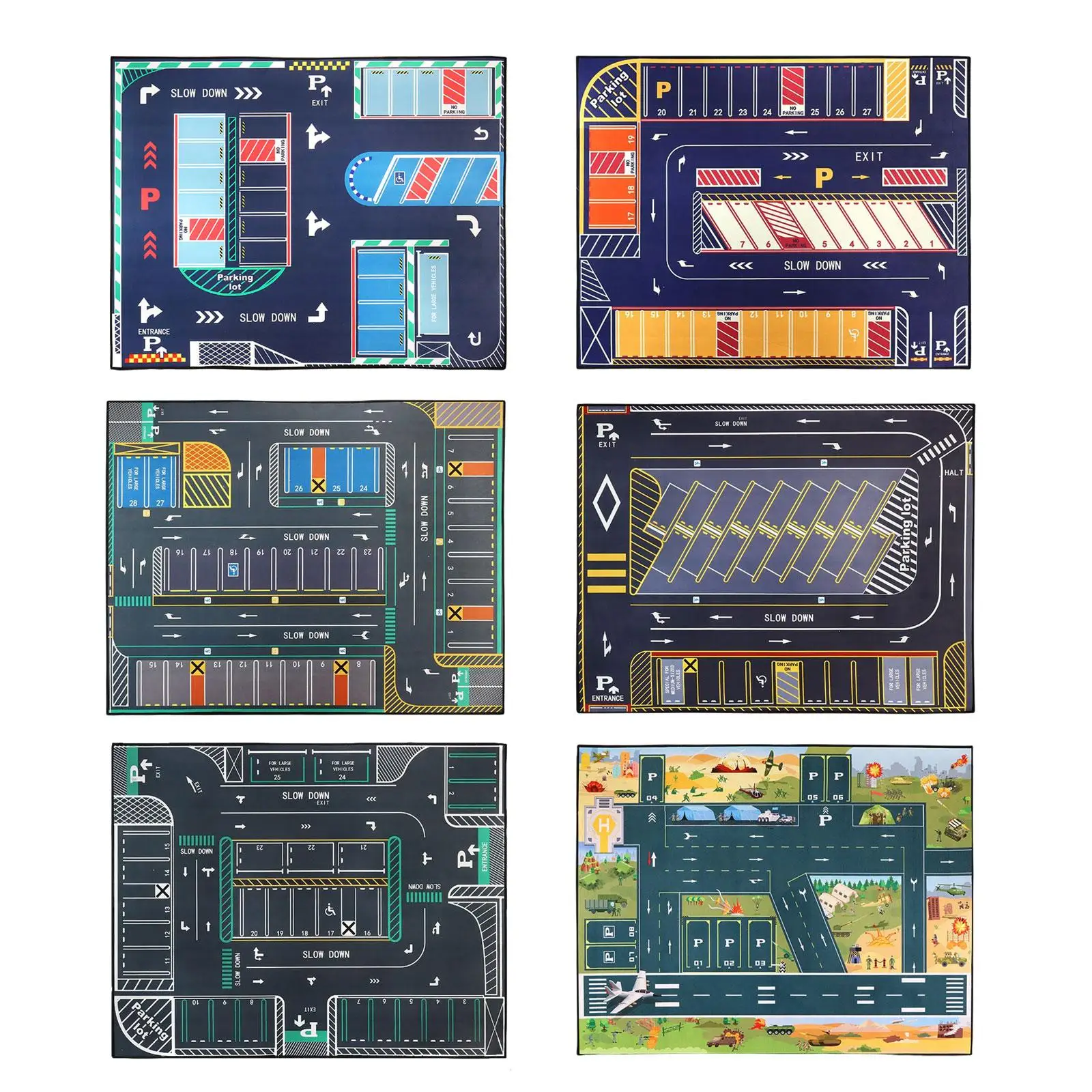 

Масштаб 1/32, встроенное литье под давлением, демонстрация сцены гаража для игрушечного автомобиля