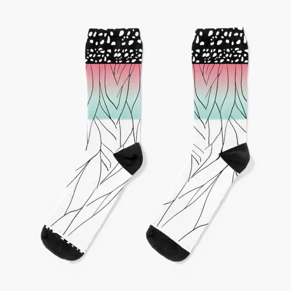 

Женские и мужские носки Shinobu Kocho, спортивные носки для девочек и мужчин, удобные носки для зимы и осени, милые дышащие забавные носки унисекс