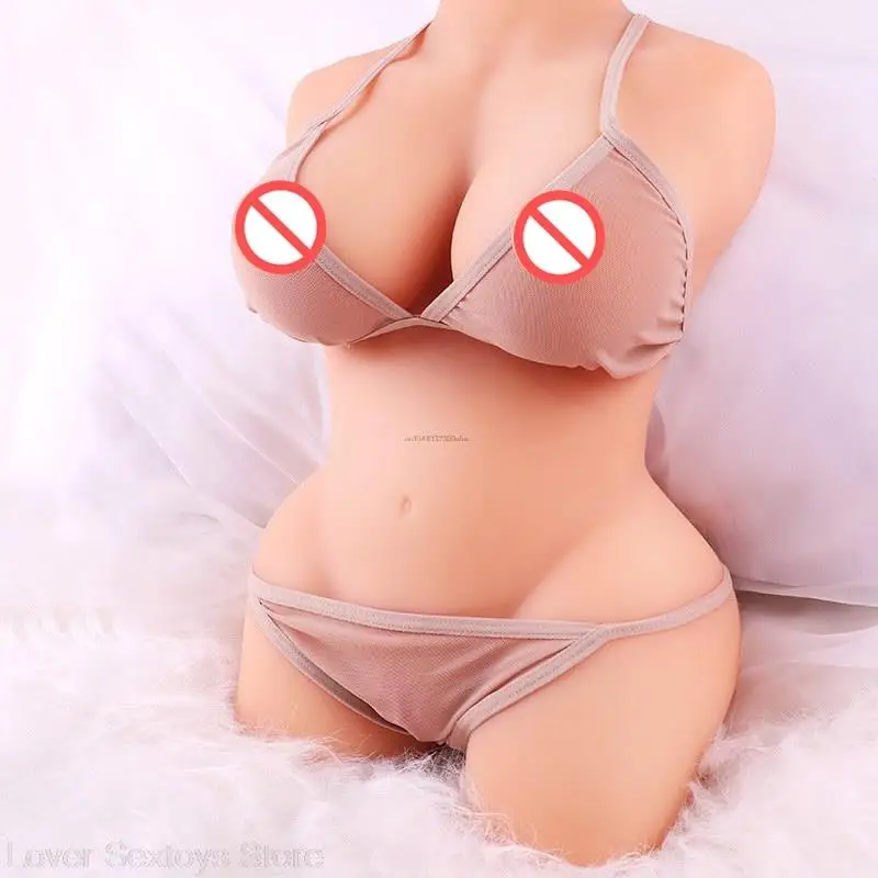 Half Real Sex Doll Toys 3D Silicone Artificial Pussy Vagina Penis Massager Sex Toys for Men Erotic Products Male Masturbators18+