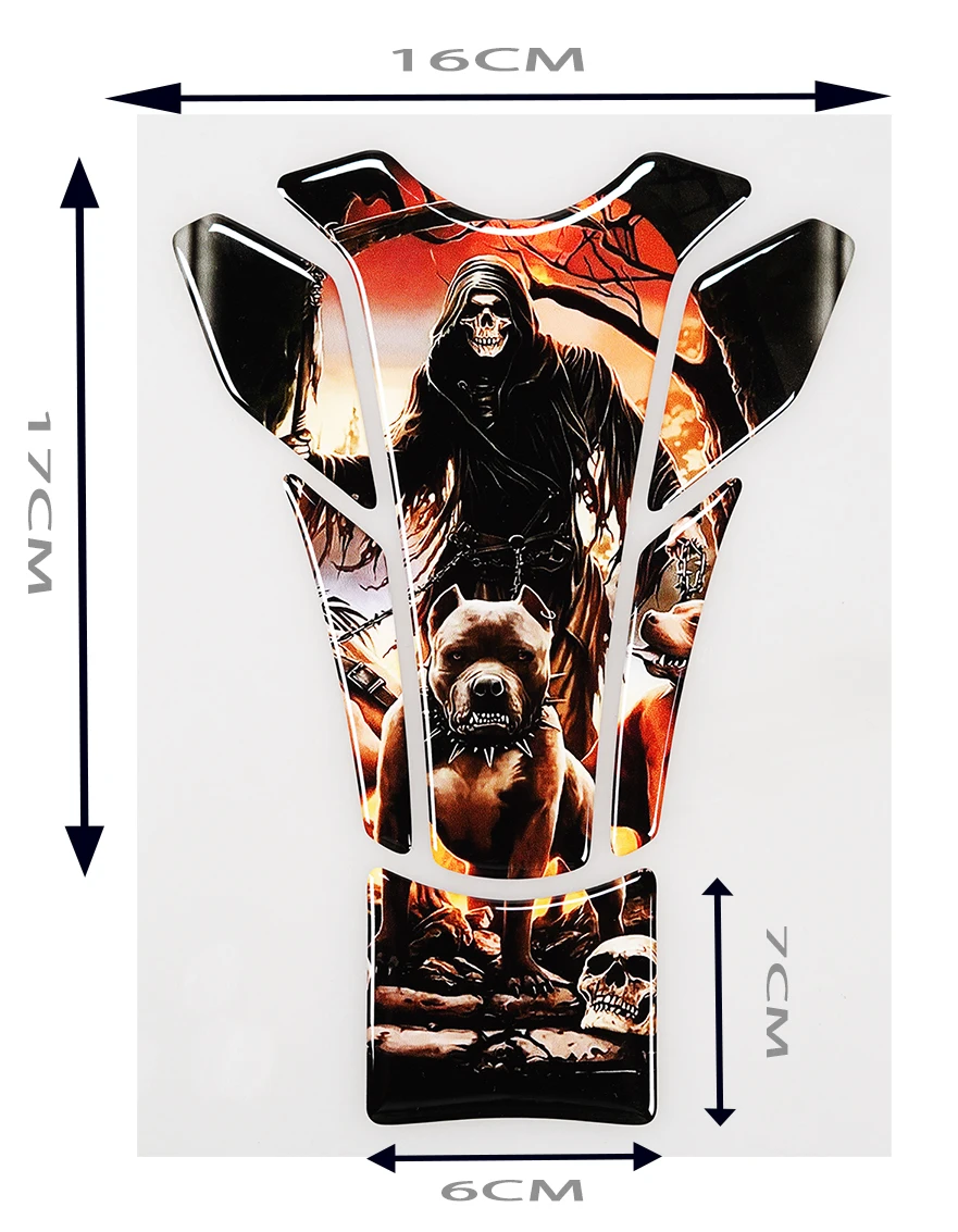 Универсальная бак для мотоцикла, накладка на бак, 3D наклейки на бак, защита масла и газа, защита бака для SUZUKI YAMAHA, бесплатный брелок