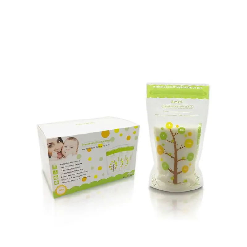 

112Pcs Baby Breast Milk Storage Bags Leak Proof Sterilized Freezer Storage Bag Breast Feeding Accessories