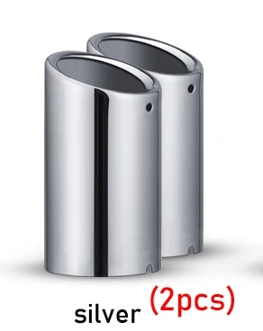 

Для Volkswagen VW Tiguan 2017 2018 2019 MK2 автомобильная выхлопная труба из нержавеющей стали, аксессуары для отделки, Стайлинг