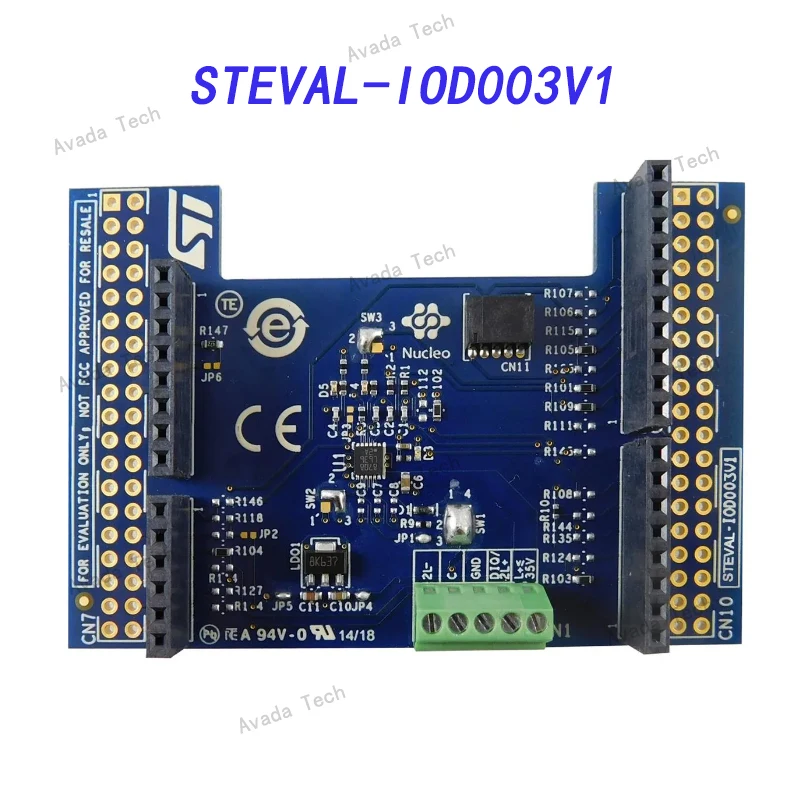 

STEVAL-IOD003V1 Interface Development Tools IO-Link (PHY) device evaluation board based on L6362A with Arduino connectors for ST