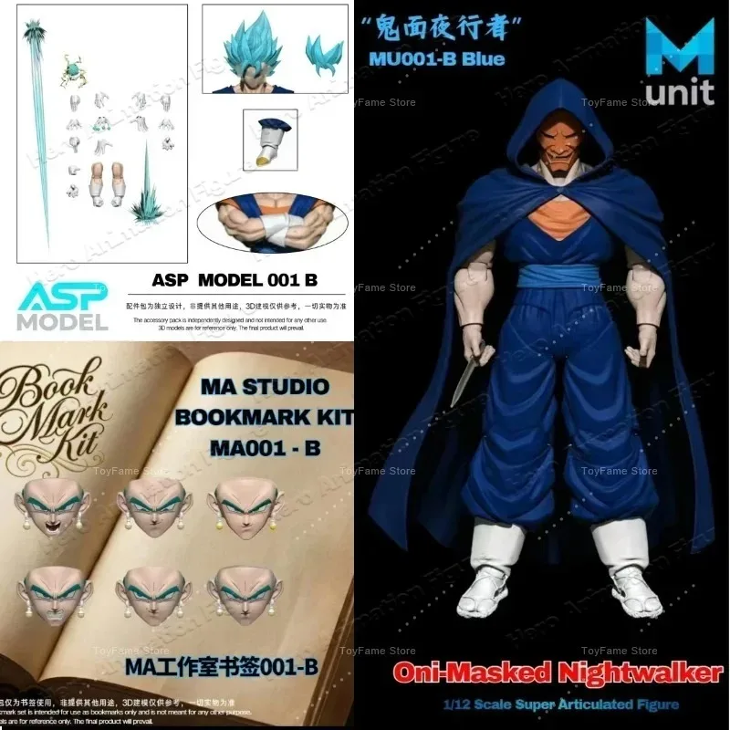 Фото В наличии: Фигурка M-unit Studio Vegito Doll Dragon Ball Super Saiyan God Vegito Ghost Face Nightcrawler, аниме-модель, подарок №4