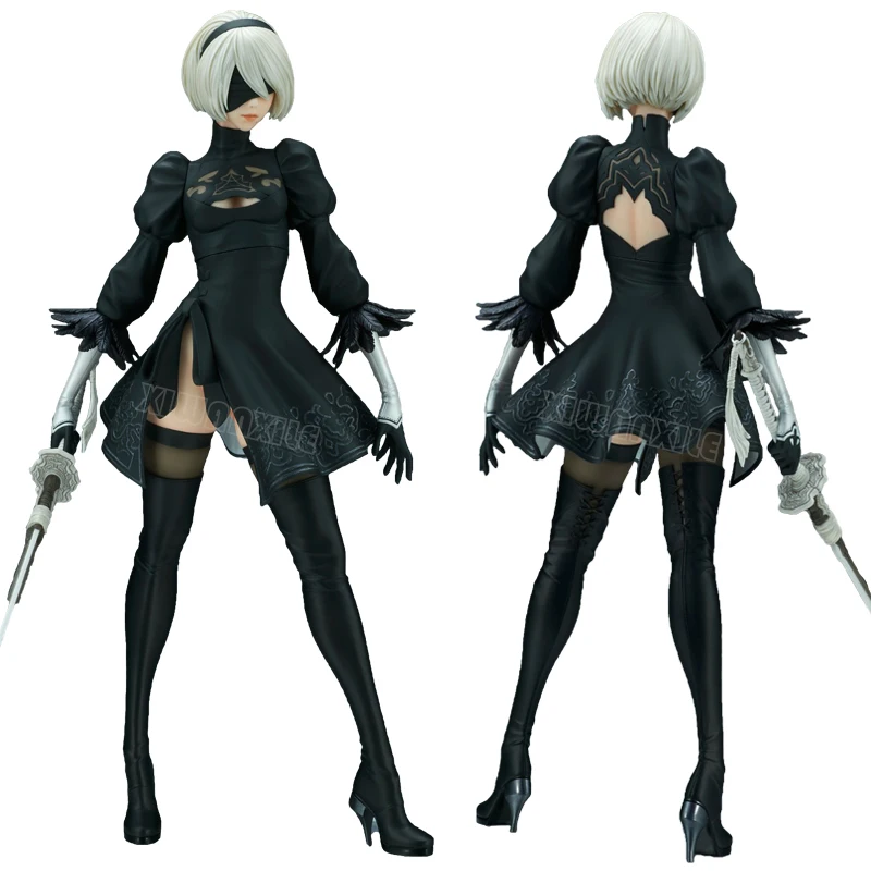 Yorha No.2 Type B Action Figure Nier Yorha 2b Figurine Collectible Model Doll Toys Gifts