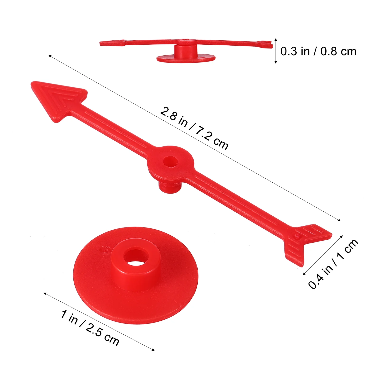 25 шт. вращающаяся доска со стрелкой игрушка-шашка блесны замена красного