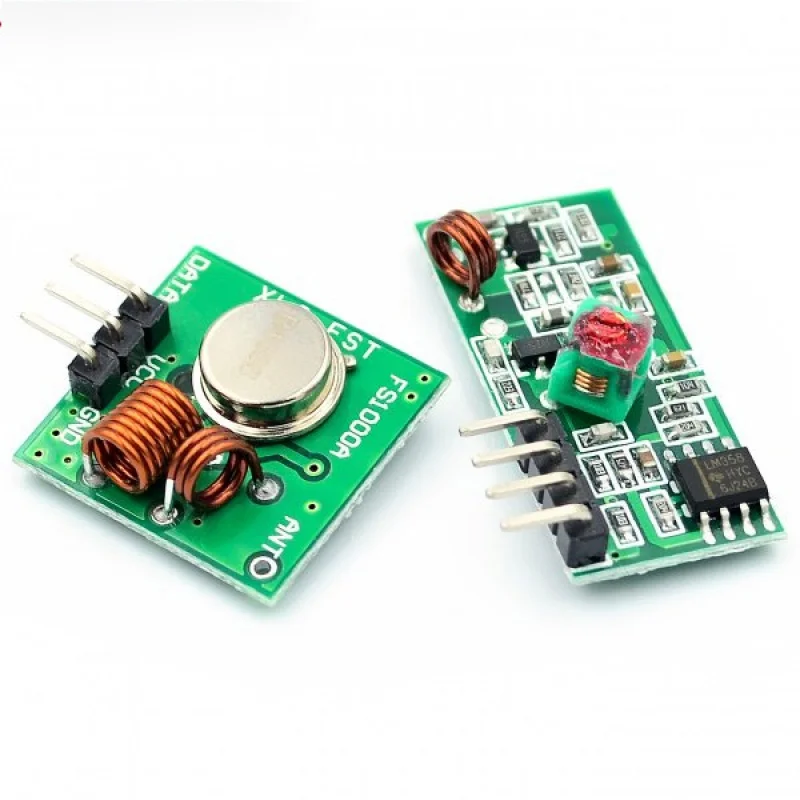 

433MHZ DC5V (ASK /OOK) RF Wireless Receiver Module And Transmitter Module Board Ordinary Super- regeneration