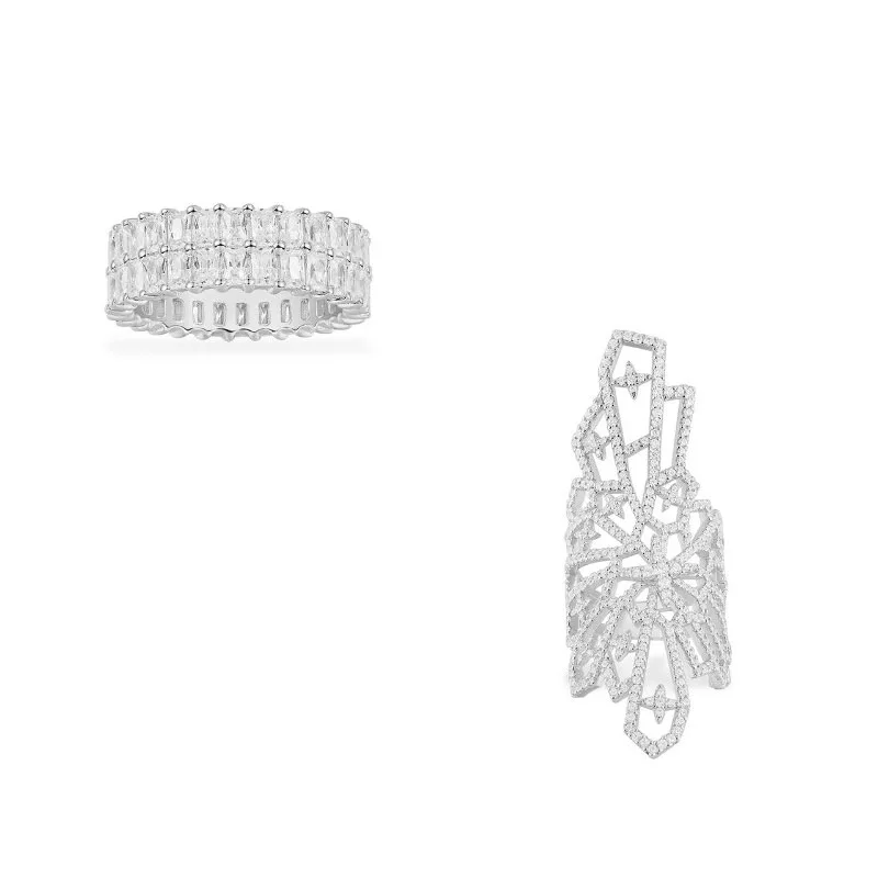 

LIDU 925 Sterling Silver 2021 Classic Ring Bracelet Monaco Jewelry, Stylish, Elegant And Monaco Jewelry Gift For Friends