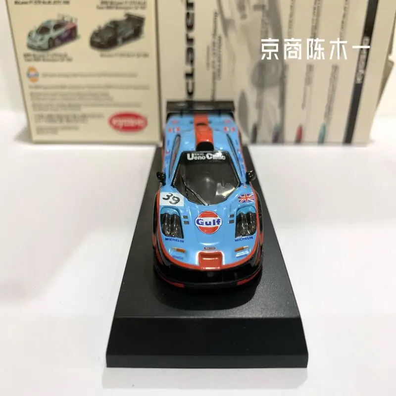 KYOSHO 1:64 F1 GTR Gulf # 39 гоночный LM 1997 коллекция украшений моделей тележек из литого