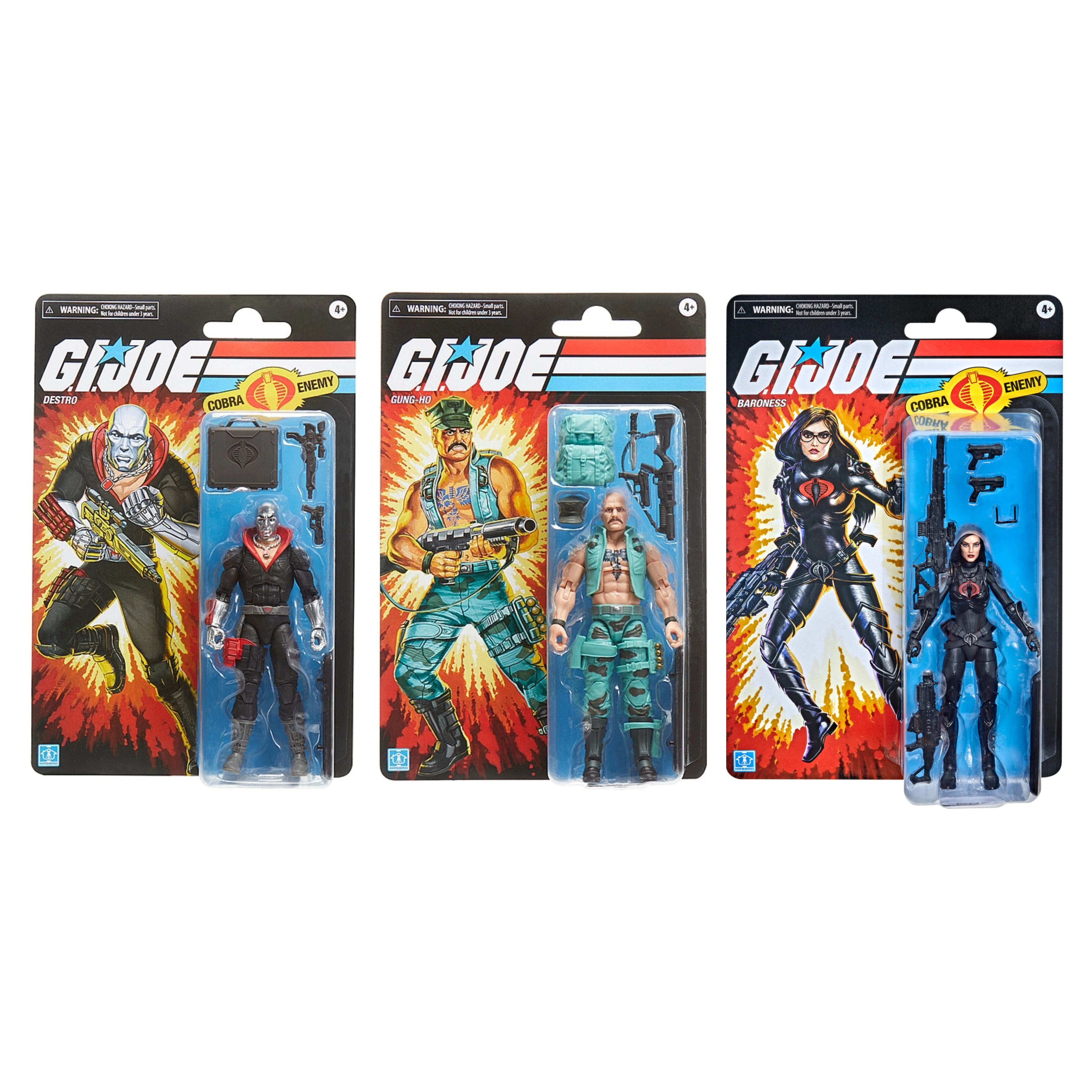 Экшн-фигурка Gi Joe Retro Cobra Baroness Destro Gung Ho 6 дюймов