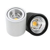 1 dimmable led downlight cob spotlight ac85 265v 5w 7w 9w 12w 15w 20w 30w aluminum surface mounted lamp indoor lighting