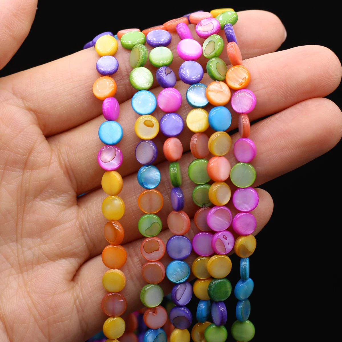 

Бусины Из Натуральной Бирюзы, круглые бусины разных цветов для изготовления ювелирных изделий «сделай сам», для ожерелий, браслетов, 6-25 мм