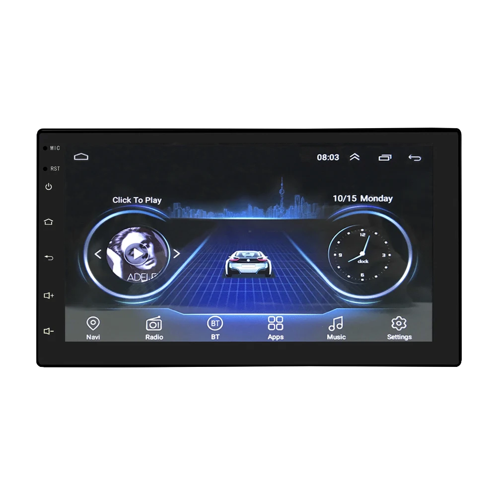 

7" Android 2 Din Car Stereo Radio Carplay Car Multimed Player GPS Wifi Autoradio Bluetooth Rear View Camera FM Radio For Lada