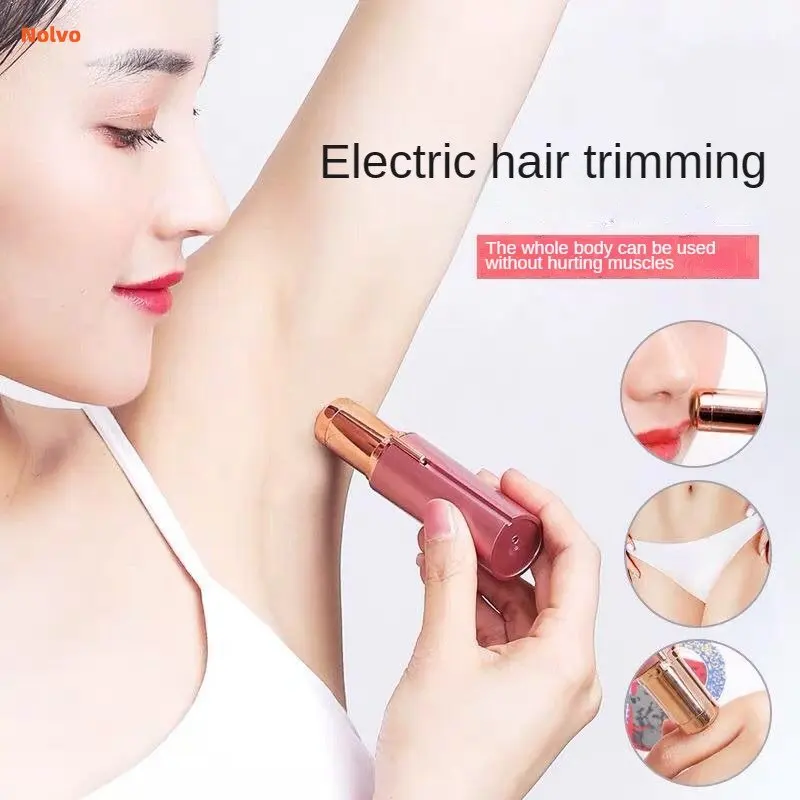 Portable Mini Electric Epilator Facial Hair Remover Painless Hair Removal New Bikini Trimmer Rechargeable Epilator For Women