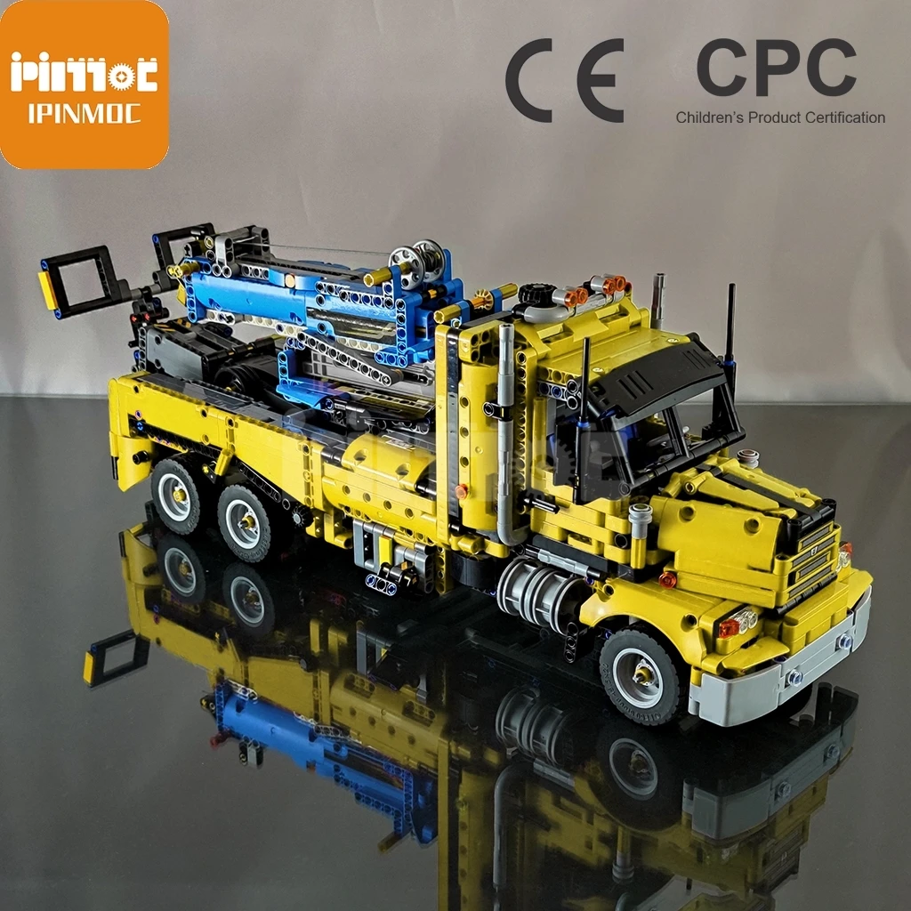 

Moc-82276 road rescue truck 42098c mode 2087pcs technology assembly New Year gift splicing building blocks