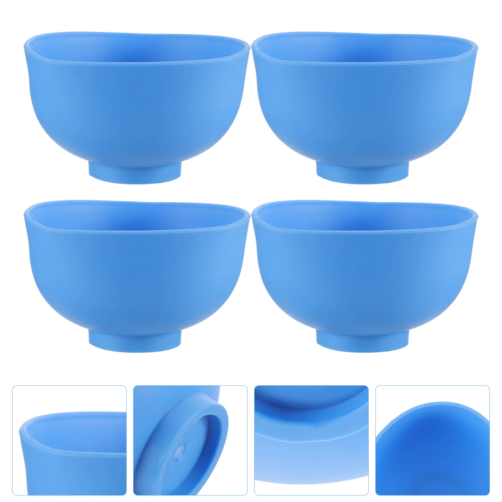 

4pcs Mild Lightweight Portable Bowl Mixing Bowl Plaster Bowl for