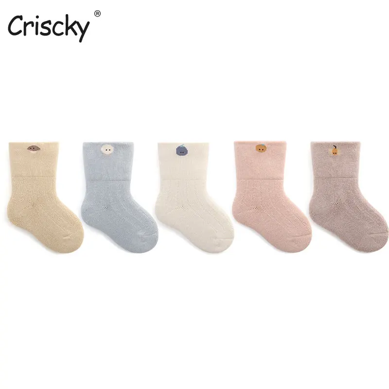 

Criscky 5 Pairs Cute Cartoon Baby Girl Boy Socks Toddler Cotton Baby Autumn Clothes Color Cotton Baby Socks for Spring 2023