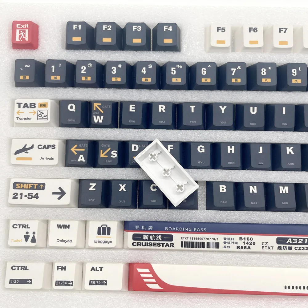 Фото Колпачки для клавиш Gateron Outemu JWT KAILH Cherry Mx, 142 клавиш №3