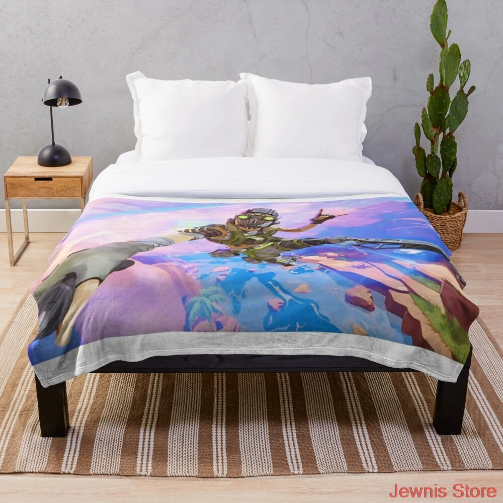 

Одеяло на кровать Apex Legends Octane, флисовое покрывало, покрывало для дивана, для детей и взрослых, подарок