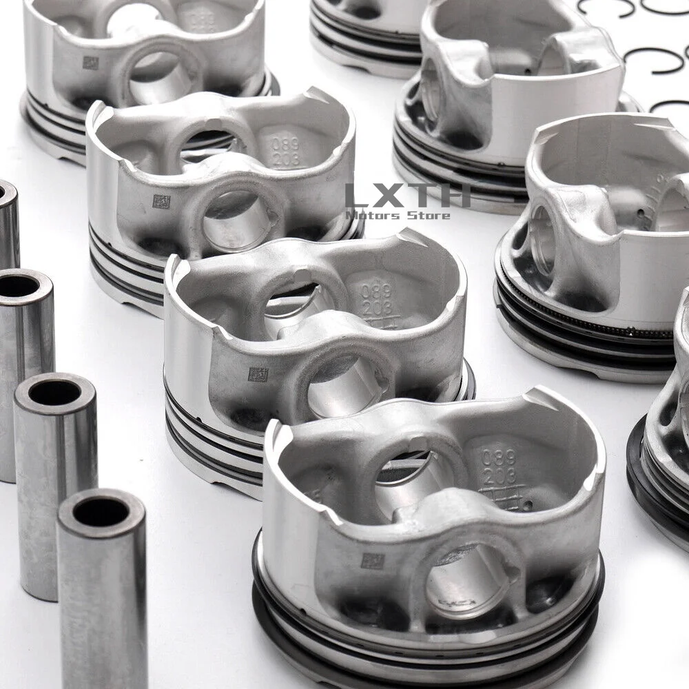 Набор 8 поршней и колец STD A 11257613626 11257574822 11257576475 Для BMW 550i 750i X5 F10 F02 F07 E70 E71 N63B44A 4