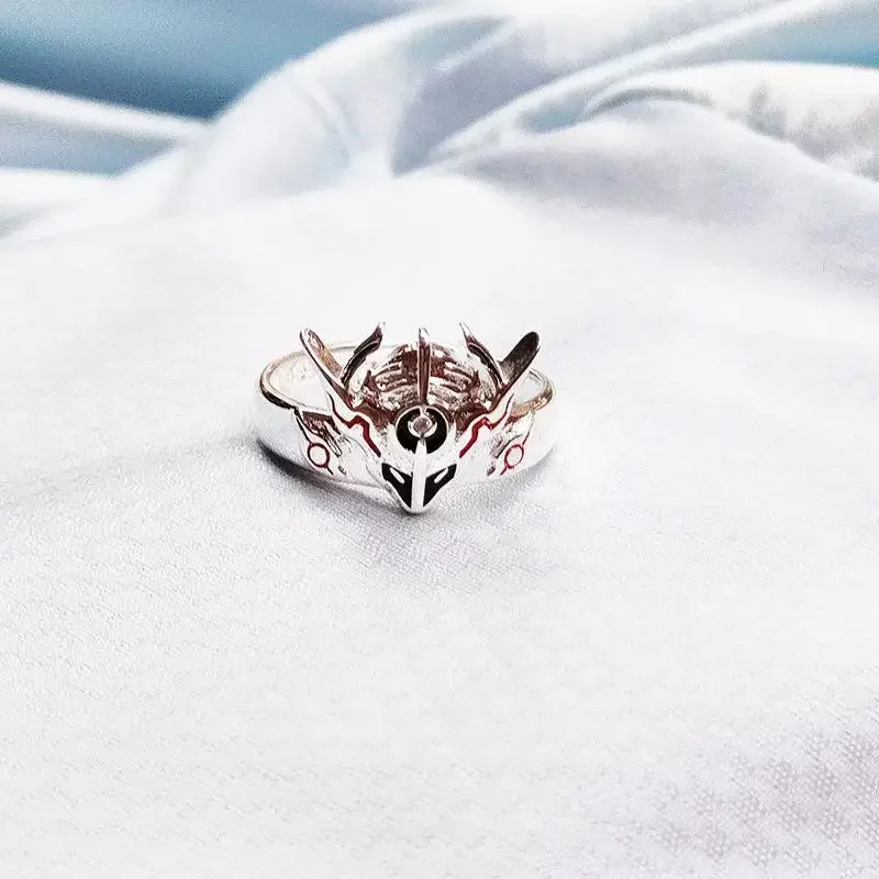 Открытое кольцо Kamen Rider Evol E с черной отверстием в форме сцены 4 ювелирные изделия