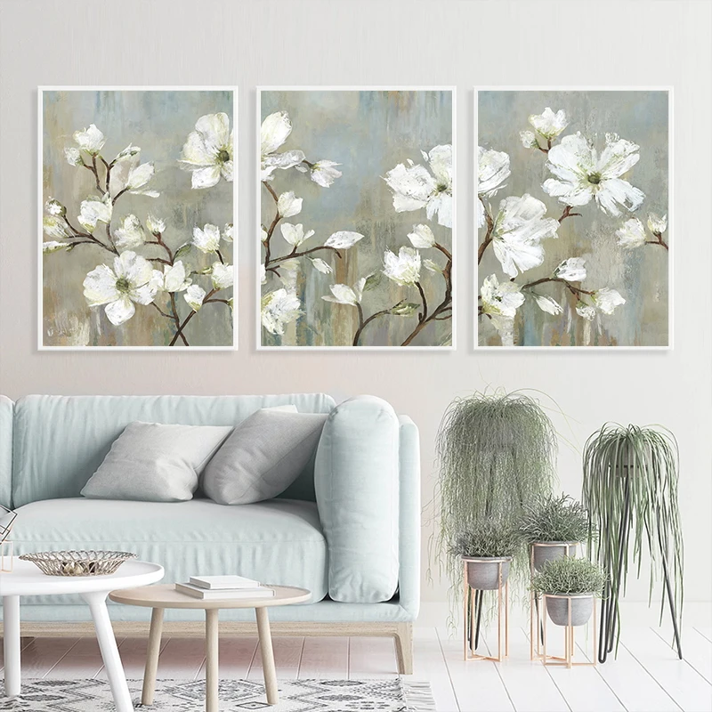 

Набор из 3 безрамочных постеров "Минималистичные растения, цветы, яблоко"