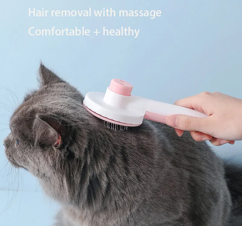 

Pet Comb Massage Hair Removing Comb Cat Self-cleaning Needle Comb Cat Grooming