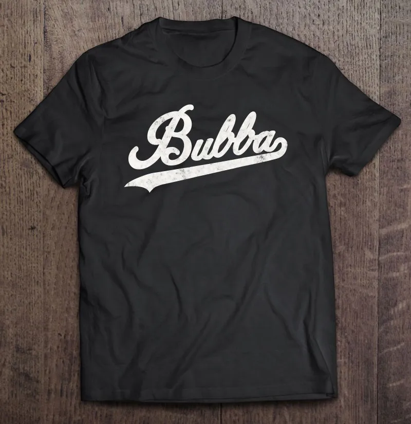 

Футболка Bubba мужская оверсайз, хлопковая, в ретро стиле, подарок для брата