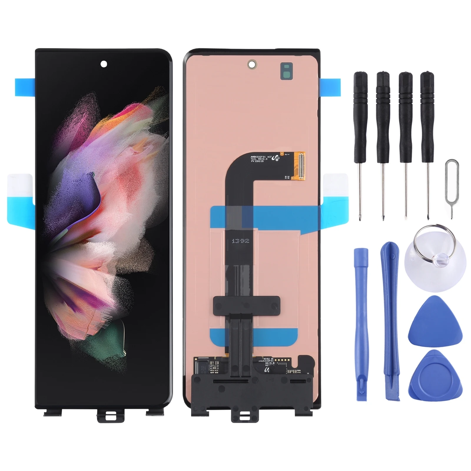 

Оригинальный вторичный ЖК-экран для Samsung Galaxy Z, фотографический цифровой преобразователь в сборе