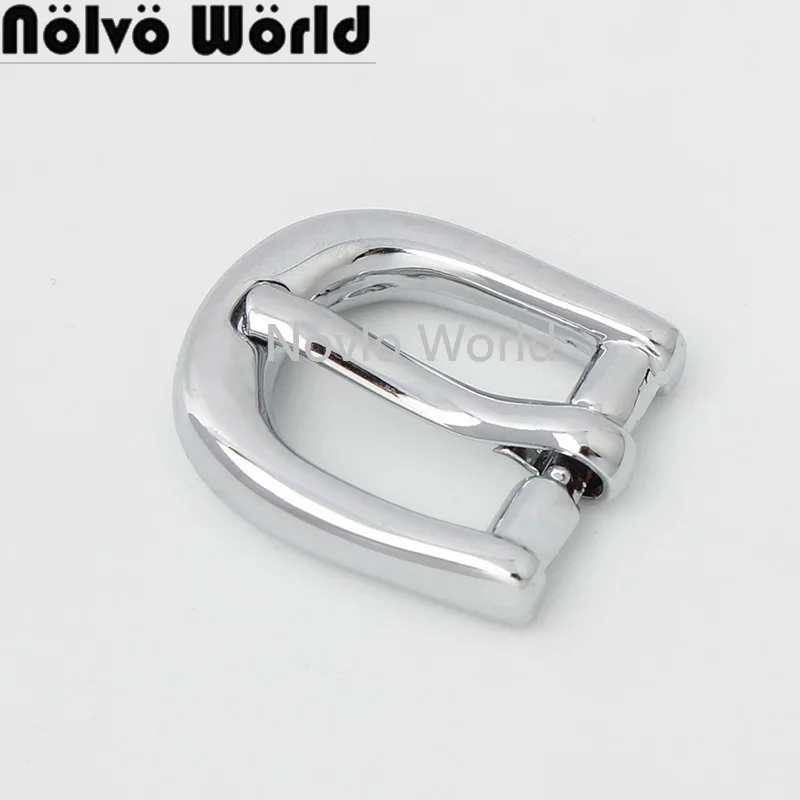 

50 pieces 6 colors 14-16-20-20-25mm inner size chrome color metal pin buckle for men's belt buckles purse belt adjusted