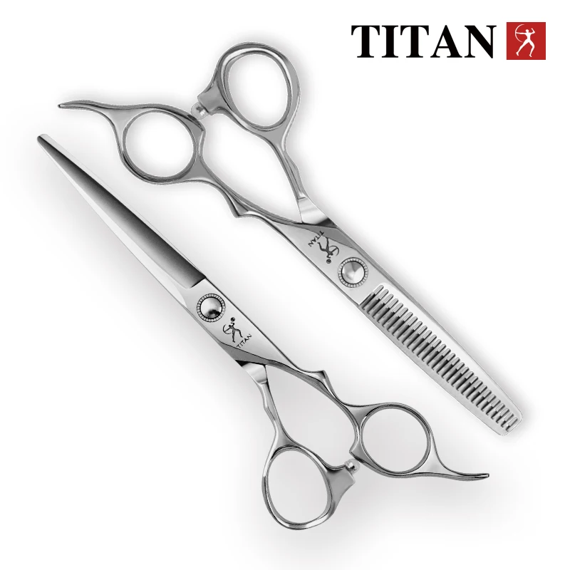 

TITAN Professional Hairdressing Haircut Scissors 6 Inch VG10 Hairdresser's Cutting Thinning Tools High Quality Salon Set