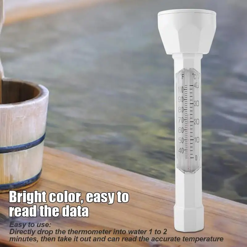 

Плавающий мерцающий термометр, термометр для воды, температура для ванны, пруда, сауны, горячей ванны TXTB1