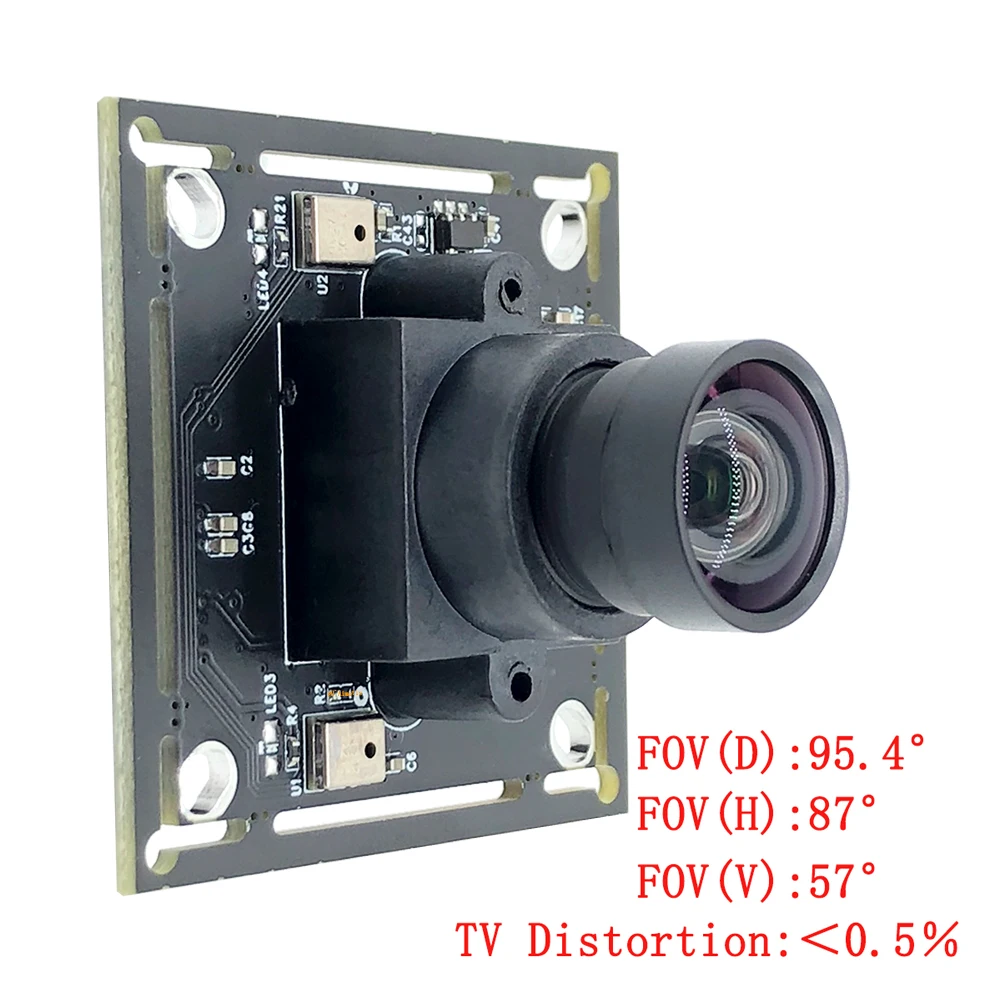 Фото 4K CCTV веб-камера 3840x2160 95 °   Модуль USB-камеры IMX415 UVC 30FPS с нулевым уровнем искажений и микрофоном для систем безопасности и видеонаблюдения №3