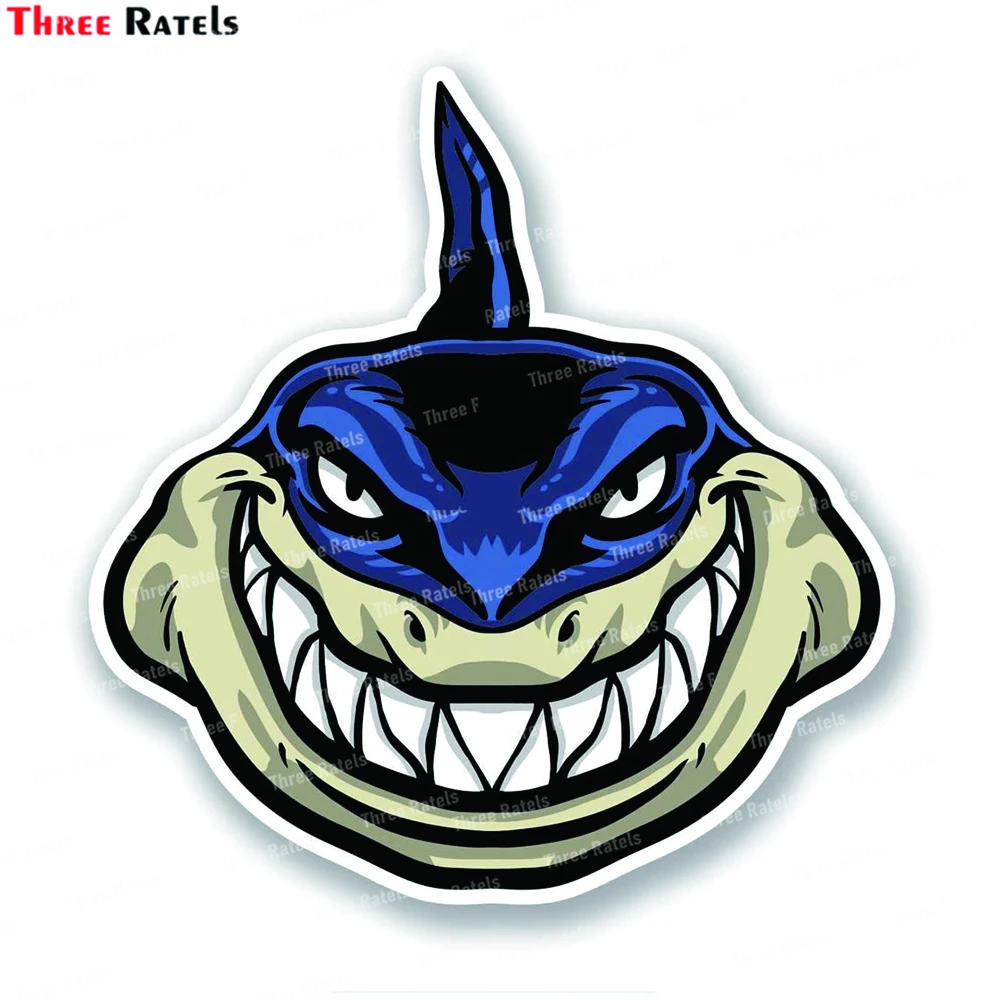 

Виниловая наклейка Three Ratels K921 Shark, наклейка для ноутбука, чемодана, автомобиля для iPad, развлечение