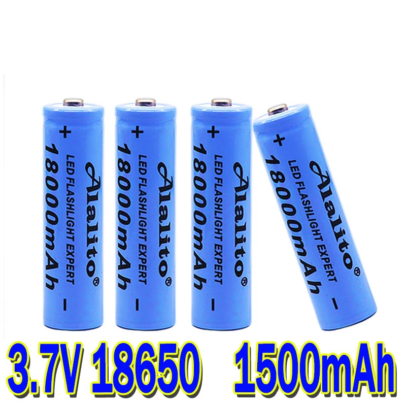 

2021 new 1500mah 18650 Li-Ion battery 3.7V rechargeable battery for LED flashlight flashlight or electronic devices batteria