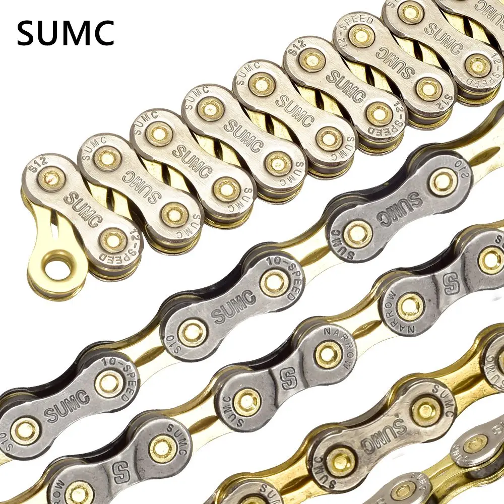 SUMC 9/10/11/12 цепь для скоростного велосипеда MTB горная дорожного SHIMANO Campagnolo SRAM