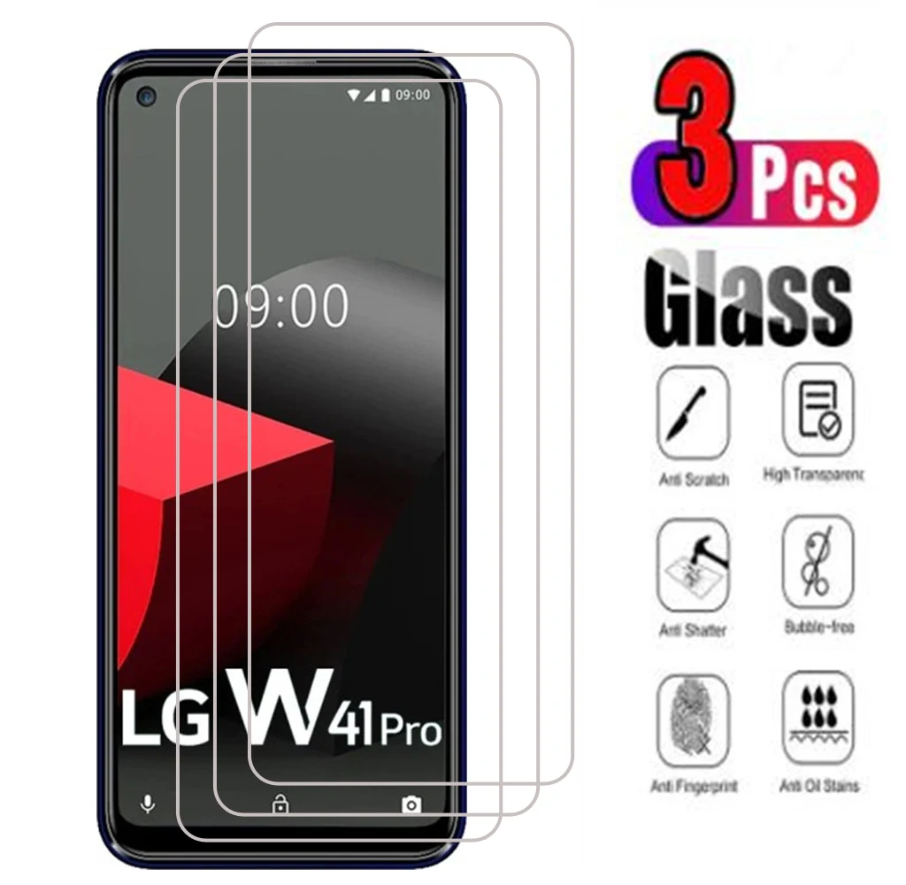 

Защитное закаленное стекло для LG W41 Pro, 3 шт.