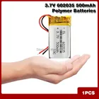 3,7 в литий-полимерная батарея 602035 500 мАч для Bluetooth-гарнитуры, мини-динамик, Смарт-часы, со светодиодом toy, литий-полимерная аккумуляторная батарея