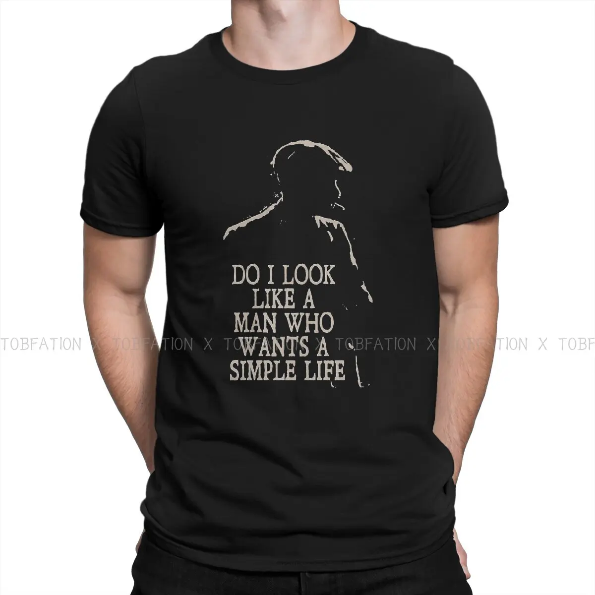 

Simple Life TShirt For Male Peaky Blinders Tommy Arthur Ada TV Clothing Novelty T Shirt Comfortable Print Fluffy Creative Gift