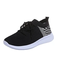 womens sneakers lace up sock shoes summer casual sneakers women running ladies vulcanized shoes plus size 35 43