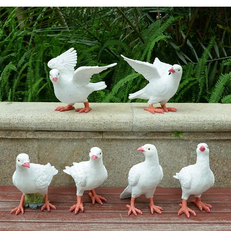 Украшение двора вилла балкон сад макет имитация животного общественный парк