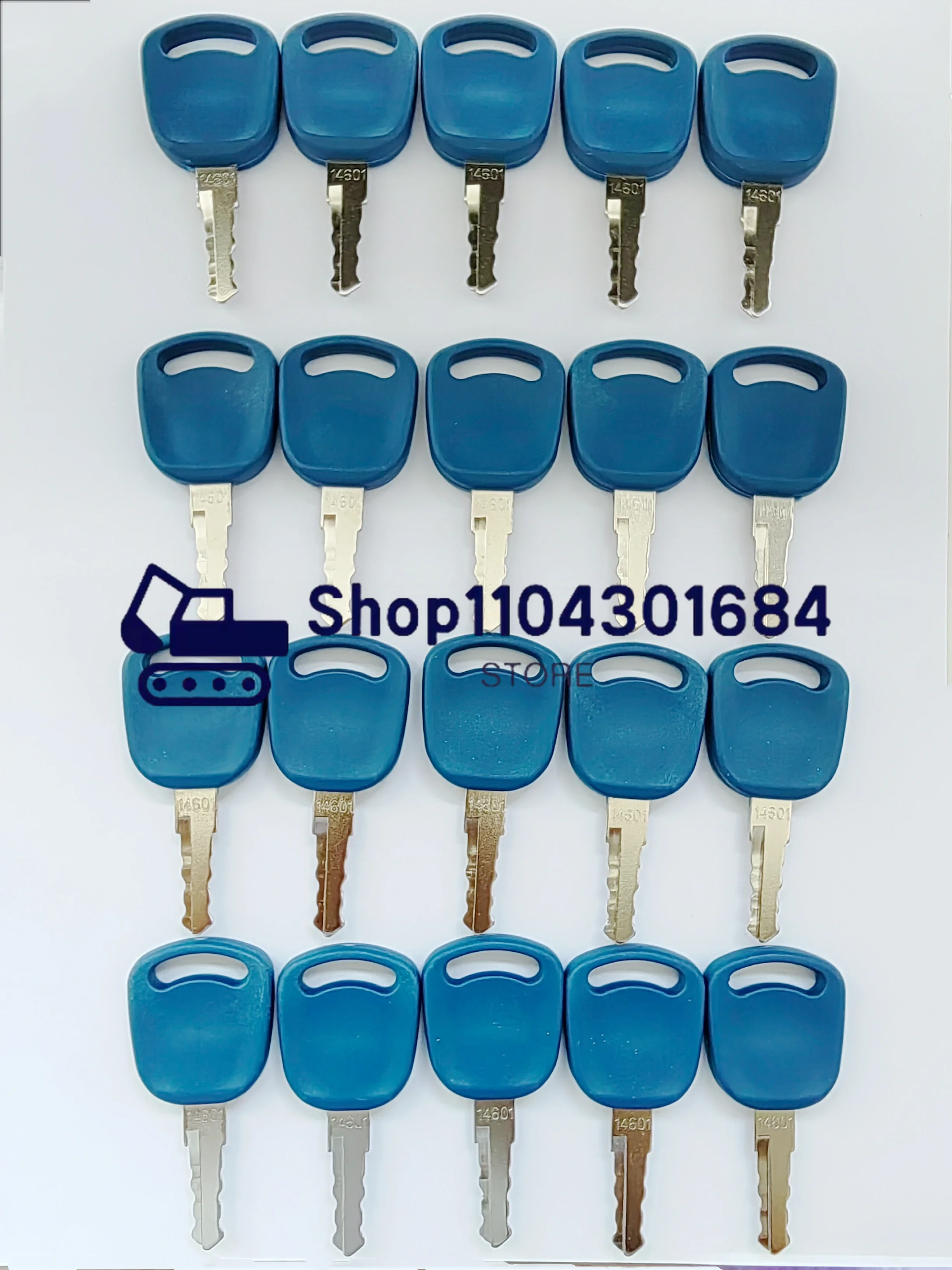 20 шт. 14601 ключ 82003267 82030143 Ключ зажигания для экскаваторов Case New Holland