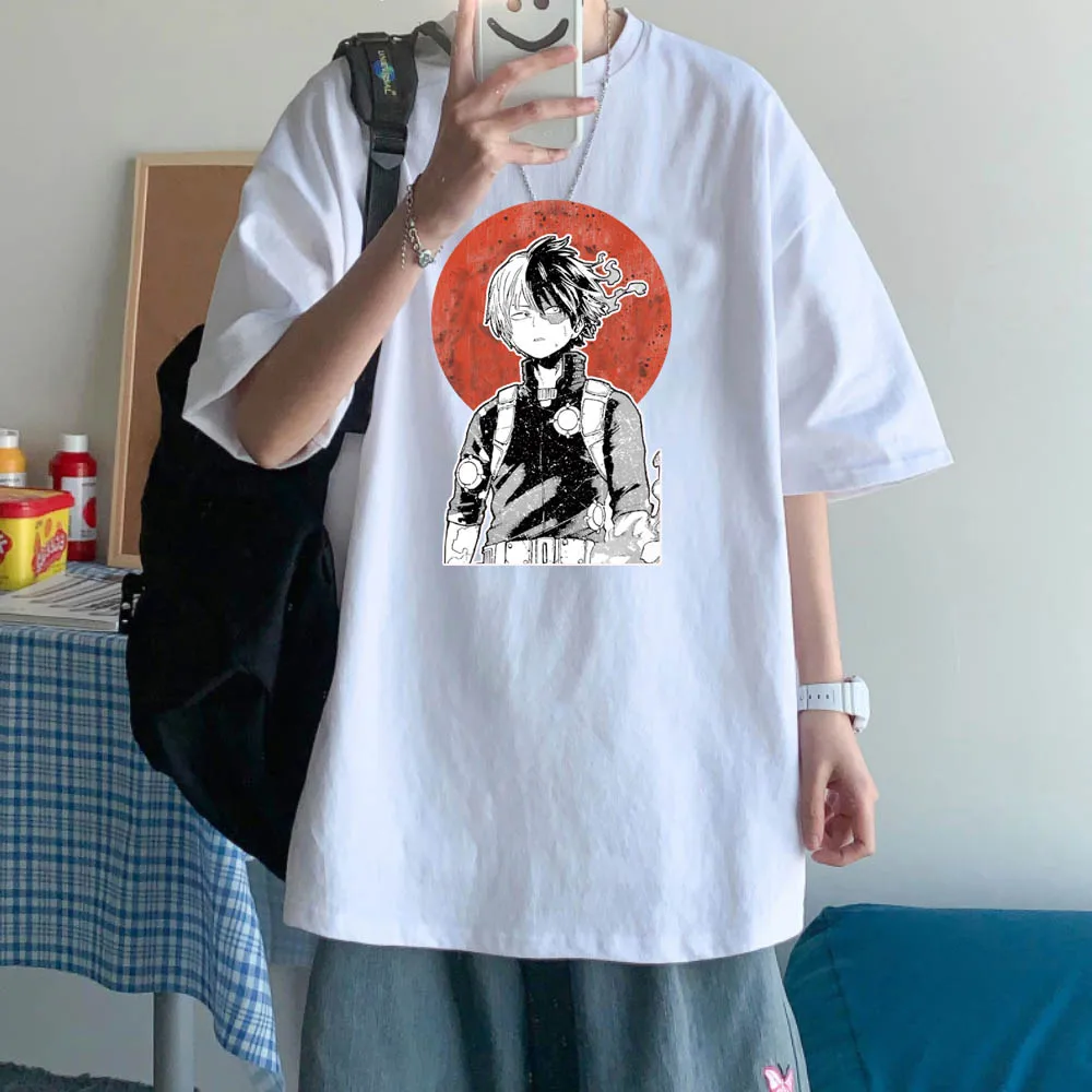 

My Hero Academia Anime T-Shirt Harajuku Fashion Round Neck Short Sleeves Man Woman