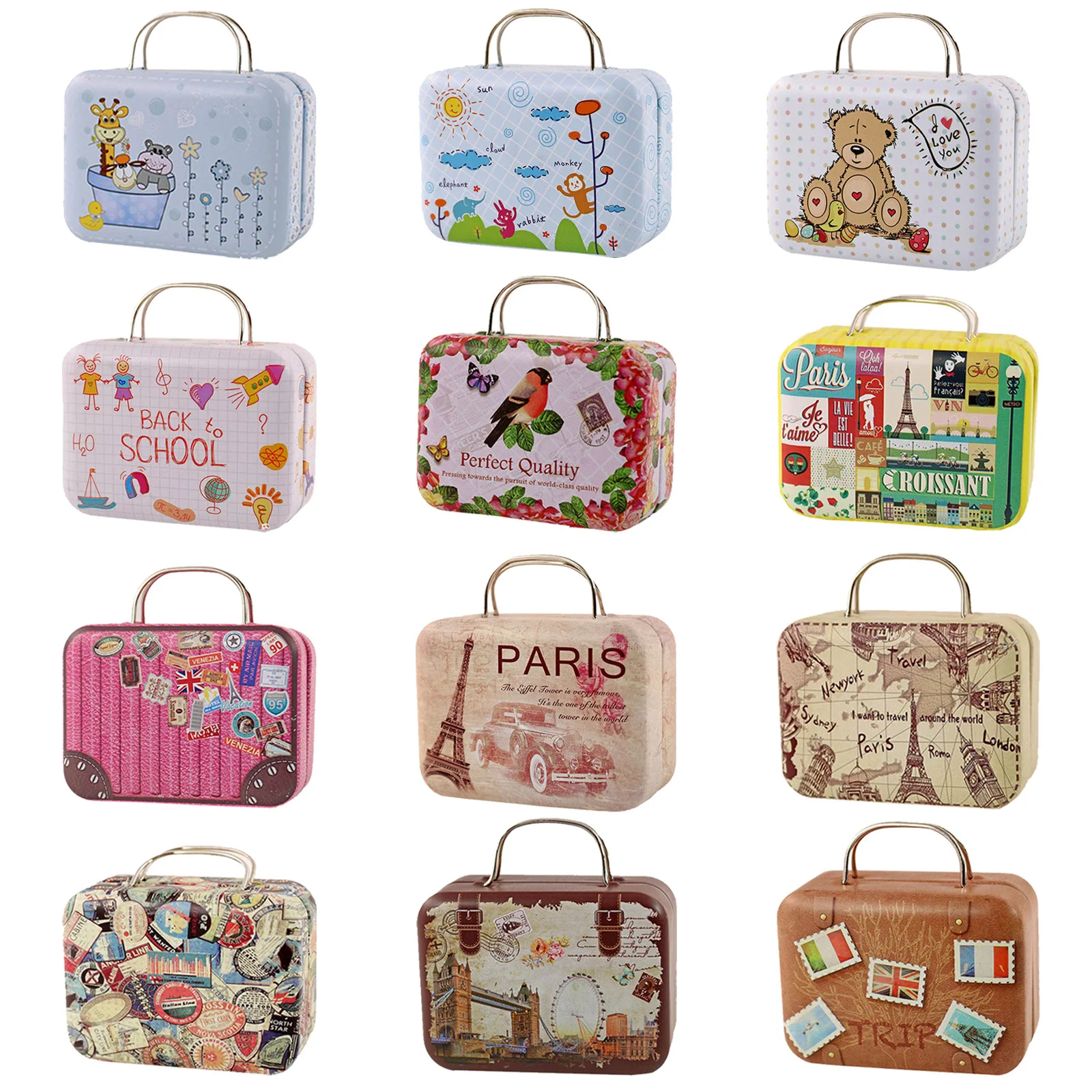 Аксессуары для кукол одежда ювелирные изделия чемодан багажа доллар пластиковые