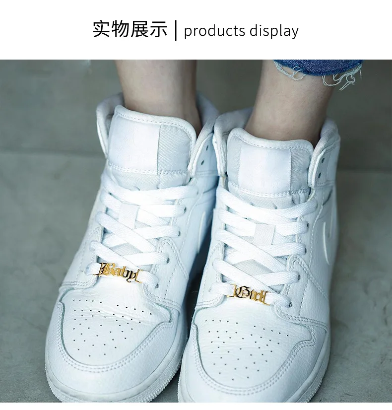 

Customized Name Shoe Buckle Custom Sneakers Tag For Women Stainless Steel Personalized Letter Shoes Buckle Men Birthday Jewelry