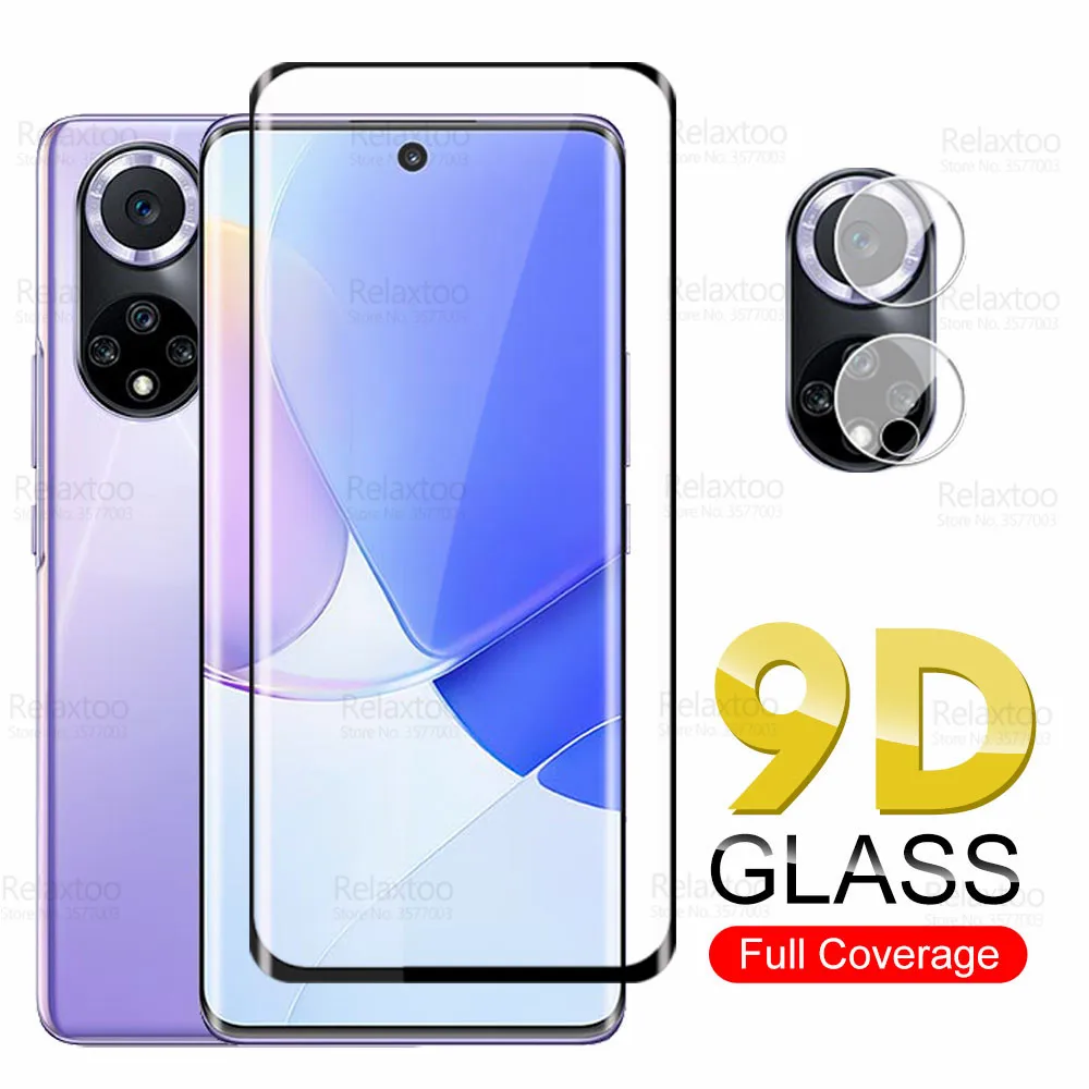 camera protective glass for huawei nova 9 tempered glass huawey hauwei nova9 9d curved screen protector armor safety phone film free global shipping