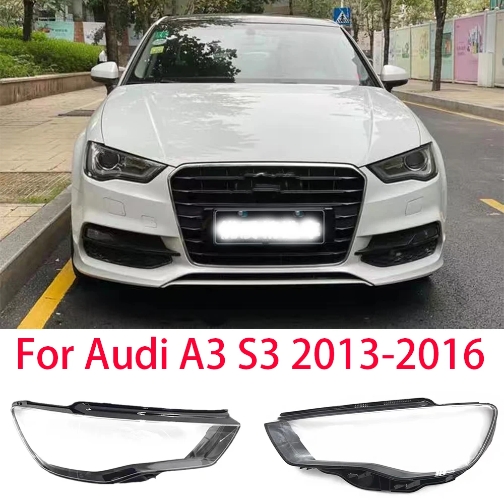 

Для AUDI A3 2013-2016 Прозрачный чехол для передней фары с абажуром